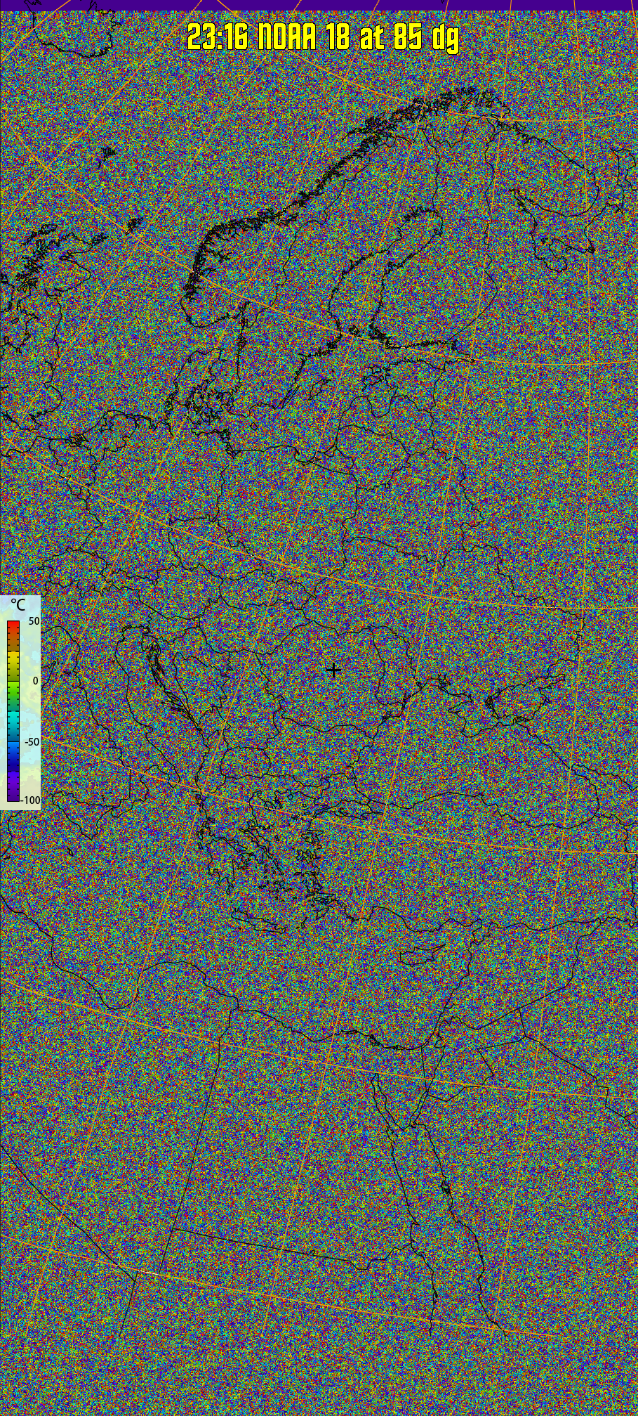 therm:
Produces a false colour image from NOAA APT images based on temperature.
Provides a good way of visualising cloud temperatures.