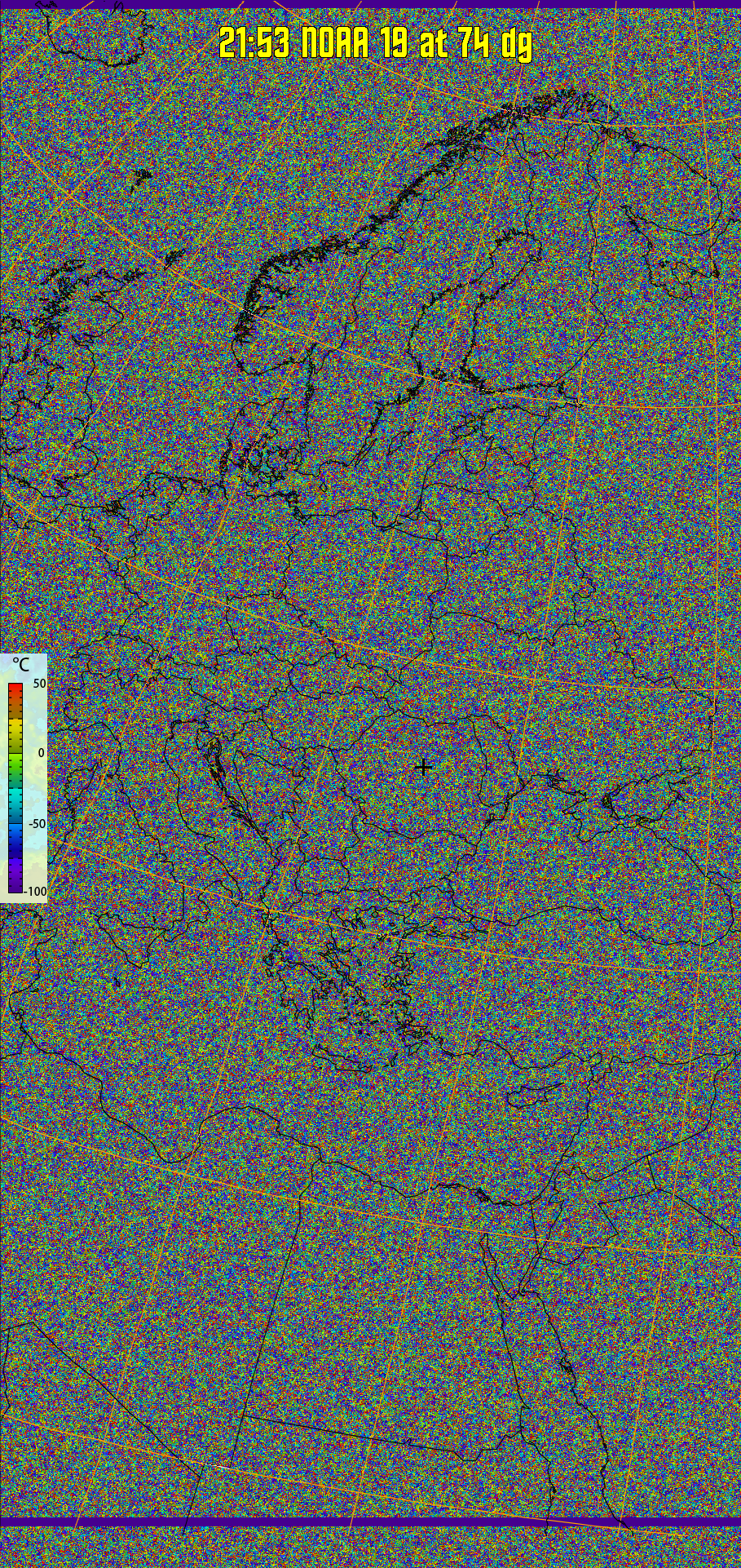 therm:
Produces a false colour image from NOAA APT images based on temperature.
Provides a good way of visualising cloud temperatures.