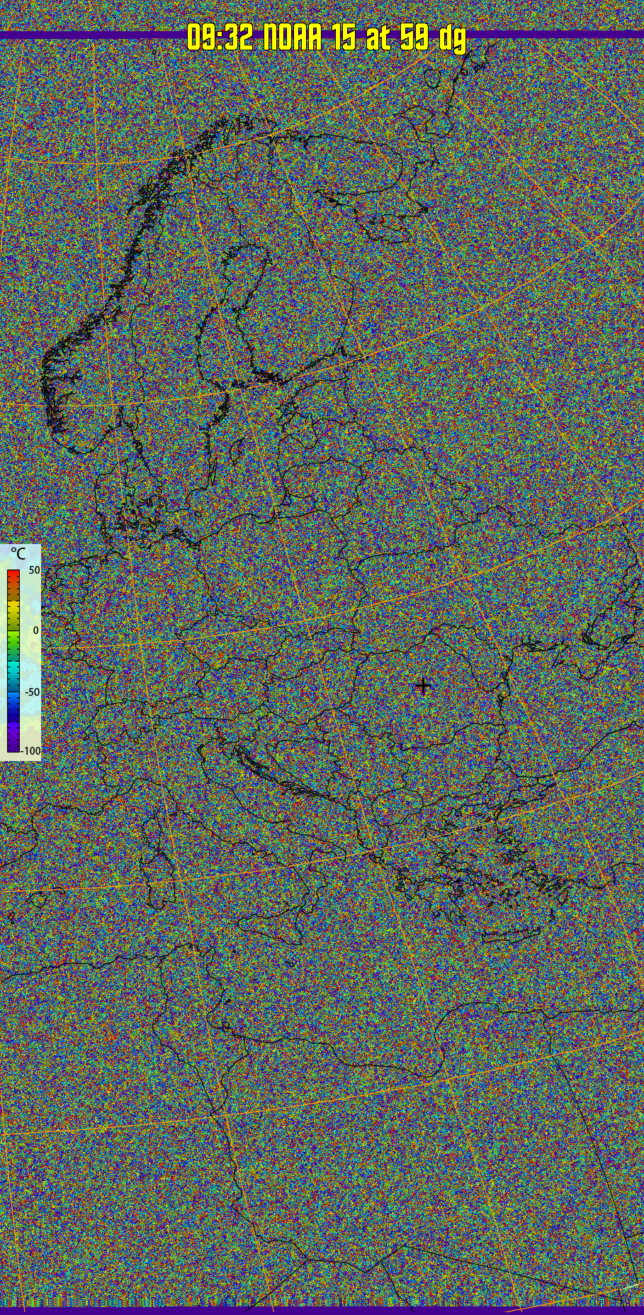 therm:
Produces a false colour image from NOAA APT images based on temperature.
Provides a good way of visualising cloud temperatures.