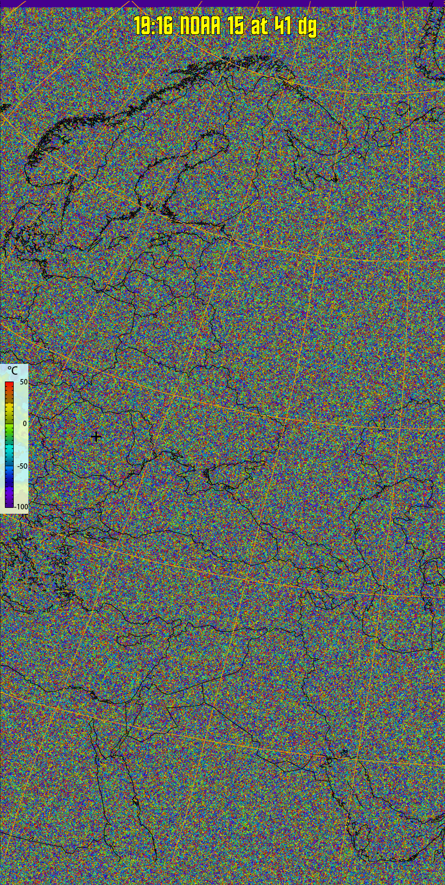 therm:
Produces a false colour image from NOAA APT images based on temperature.
Provides a good way of visualising cloud temperatures.