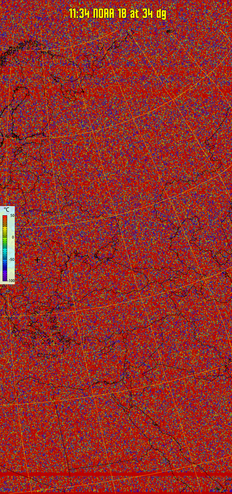 therm:
Produces a false colour image from NOAA APT images based on temperature.
Provides a good way of visualising cloud temperatures.