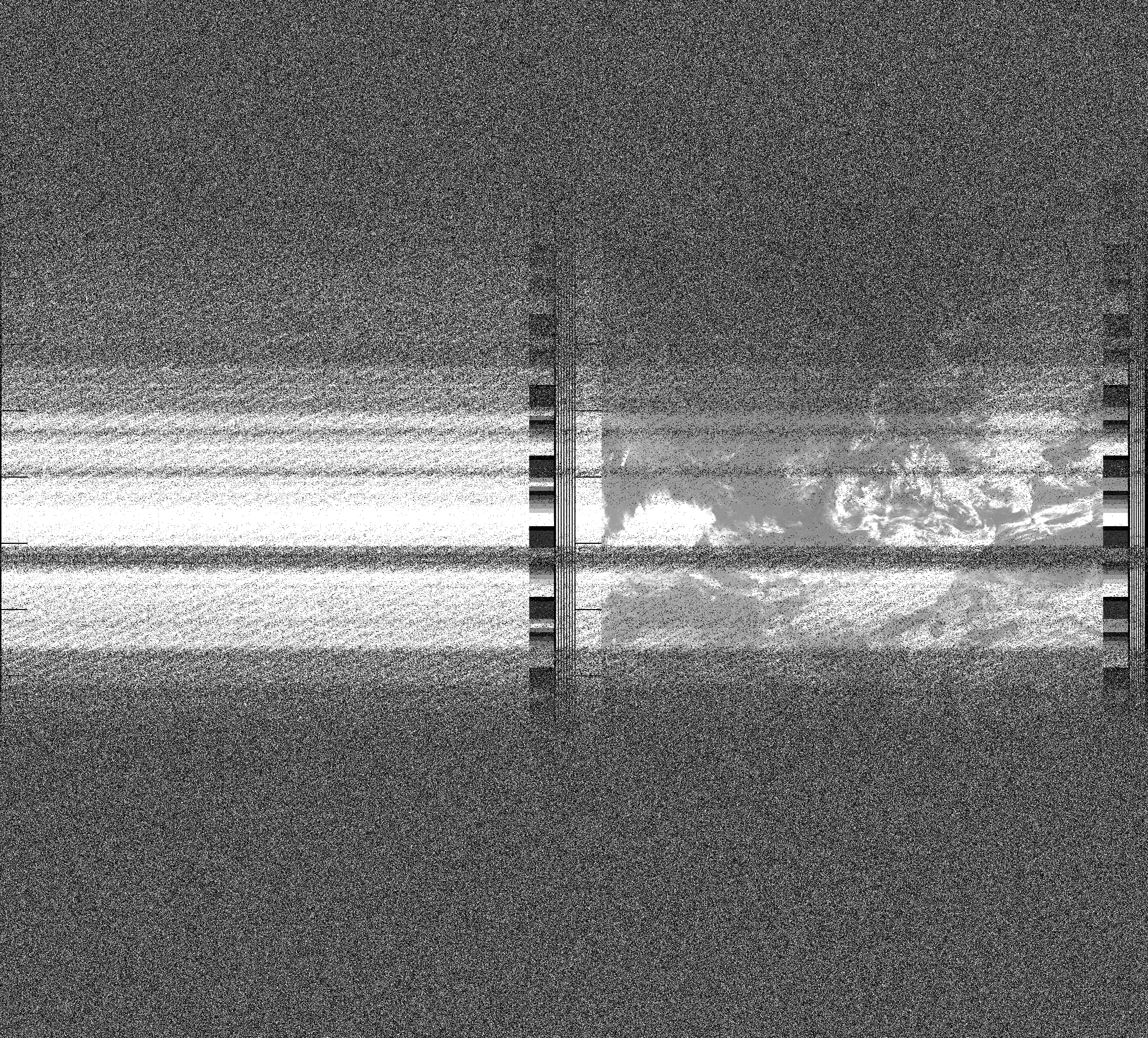 Pristine output with telemetry data withut cropping. Pristine images are
unenhanced, but normalised to produce images which represent,
as best as the software is able to, the original digital data. No attempt is made to temperature
normalise IR images. Disables gamma, sharpening, rotation, and other enhancements.