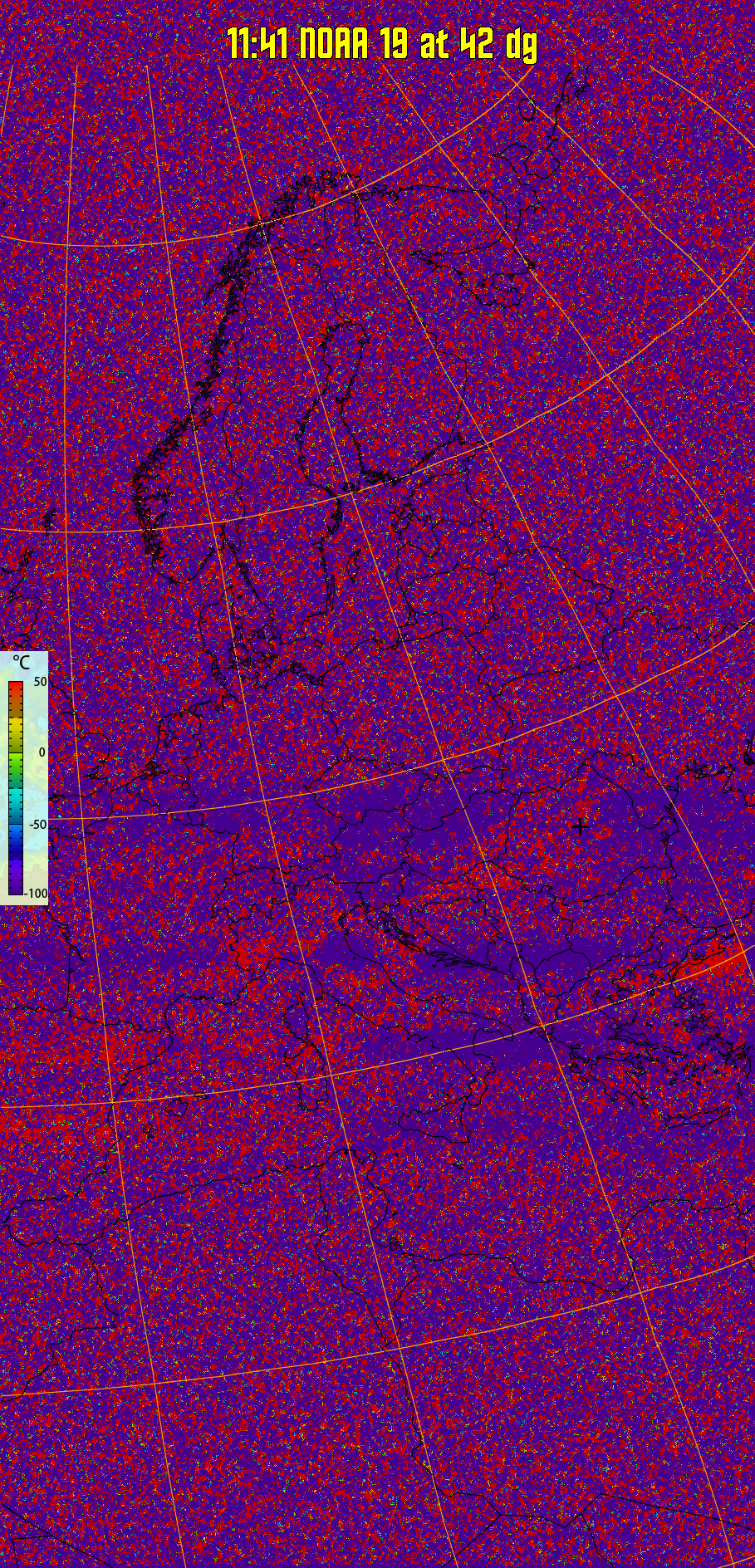 therm:
Produces a false colour image from NOAA APT images based on temperature.
Provides a good way of visualising cloud temperatures.