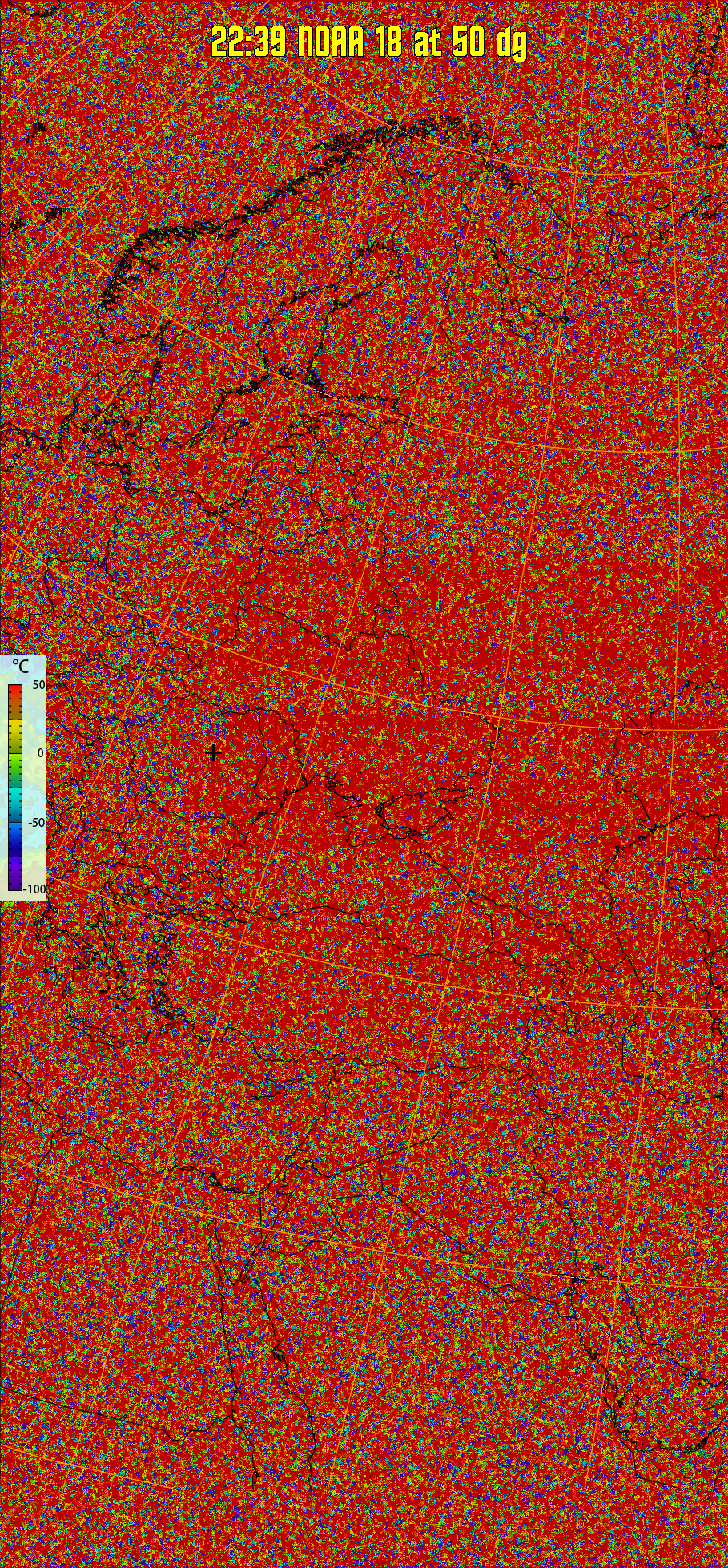 therm:
Produces a false colour image from NOAA APT images based on temperature.
Provides a good way of visualising cloud temperatures.