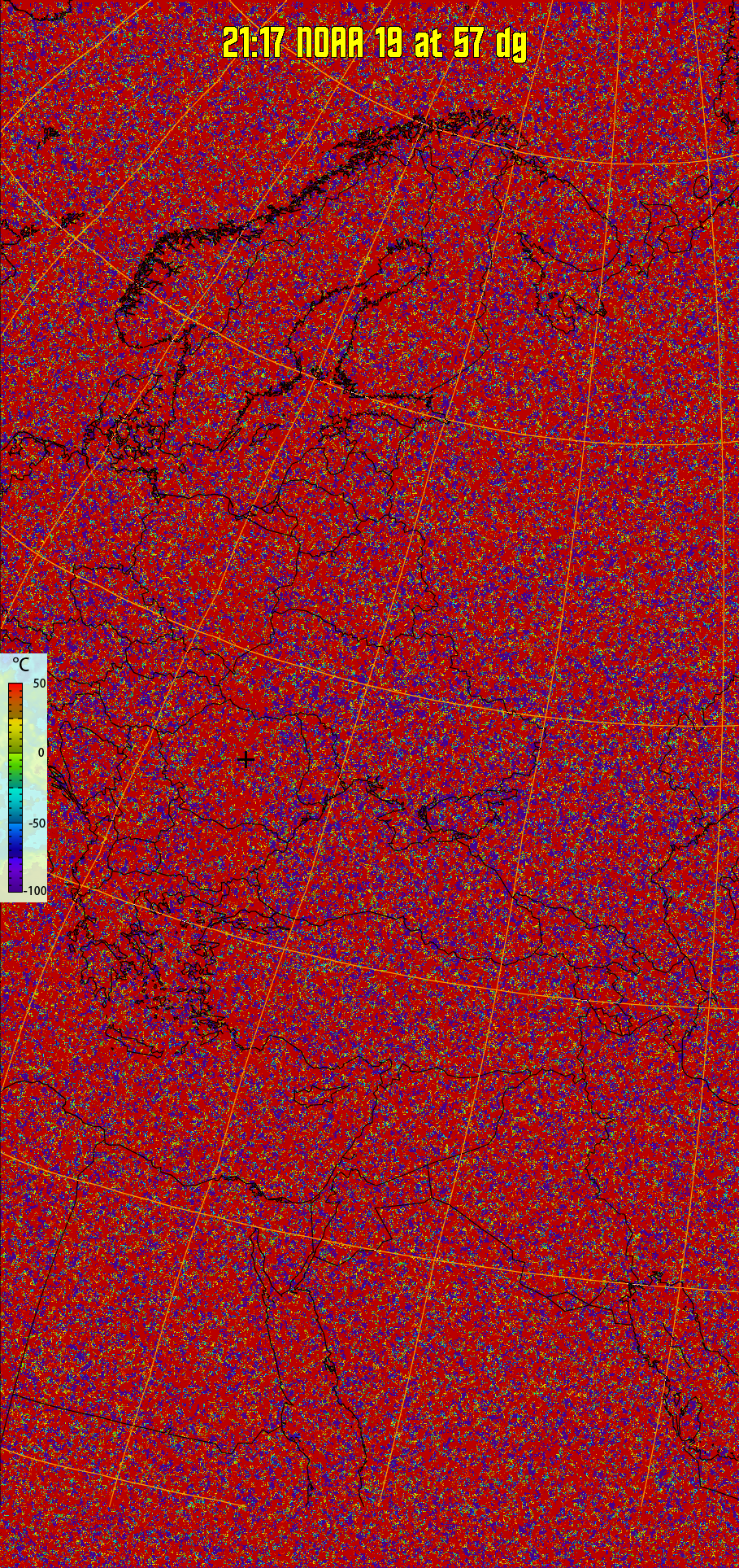 therm:
Produces a false colour image from NOAA APT images based on temperature.
Provides a good way of visualising cloud temperatures.