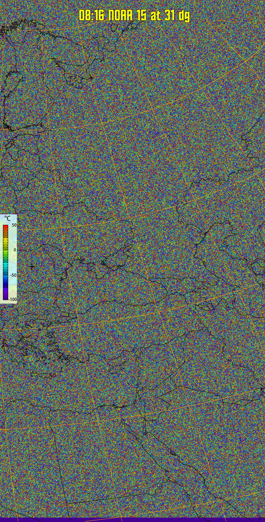 therm:
Produces a false colour image from NOAA APT images based on temperature.
Provides a good way of visualising cloud temperatures.