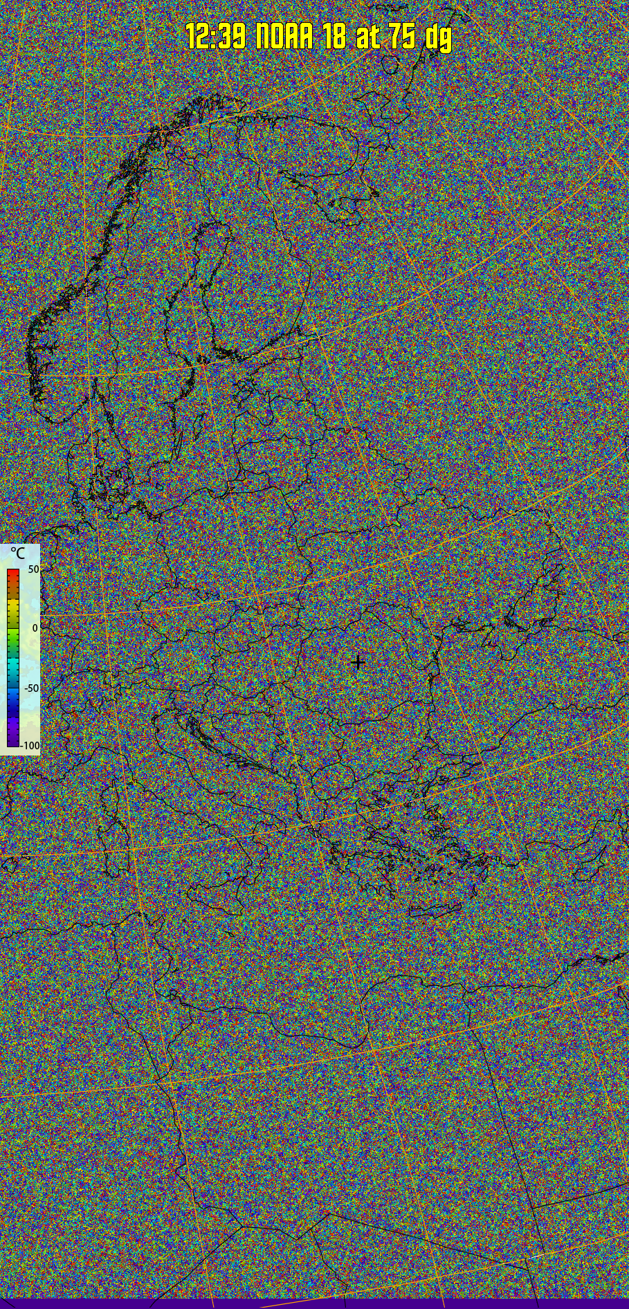 therm:
Produces a false colour image from NOAA APT images based on temperature.
Provides a good way of visualising cloud temperatures.