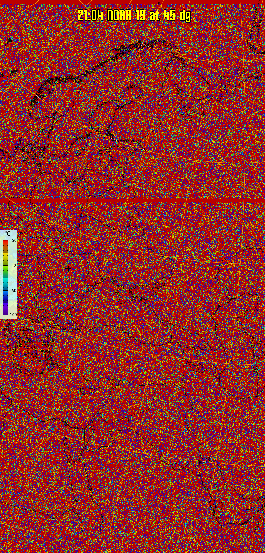 therm:
Produces a false colour image from NOAA APT images based on temperature.
Provides a good way of visualising cloud temperatures.